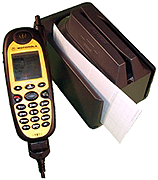 MagTek MICR Plus MICR / MagStripe Reader connected to a Motorola® i58sr