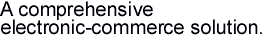 NetStores, e-commerce for your web site